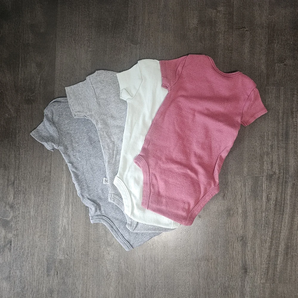 Set of Mixed Baby Bodysuits